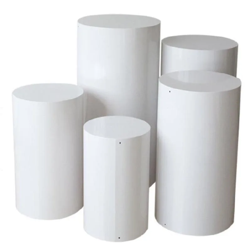 

Flower Acrylic Vases Cylinders Decorative Centerpiece Display Pedestal Acrylic Cylinder Display Stands for Wedding & Party