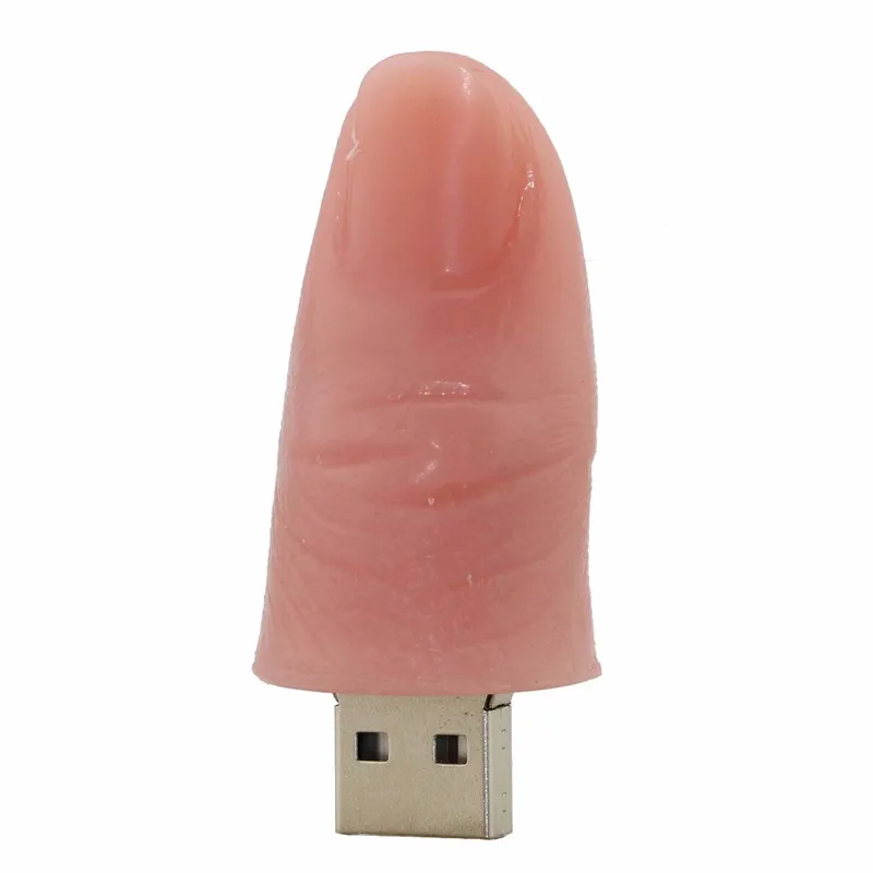 YUQI promotional bulk high quality finger usb flash drives 2gb 4gb 8gb 16gb 32gb 64gb 128gb usb flash drive 2.0 3.0 custom shape - ANKUX.COM