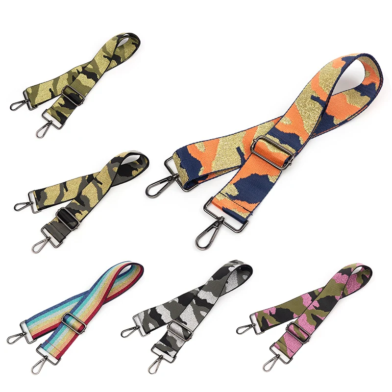 

2021 new trendy shoulder straps purse women's bag webbing handbags straps custom bag straps for handbag, Different colors