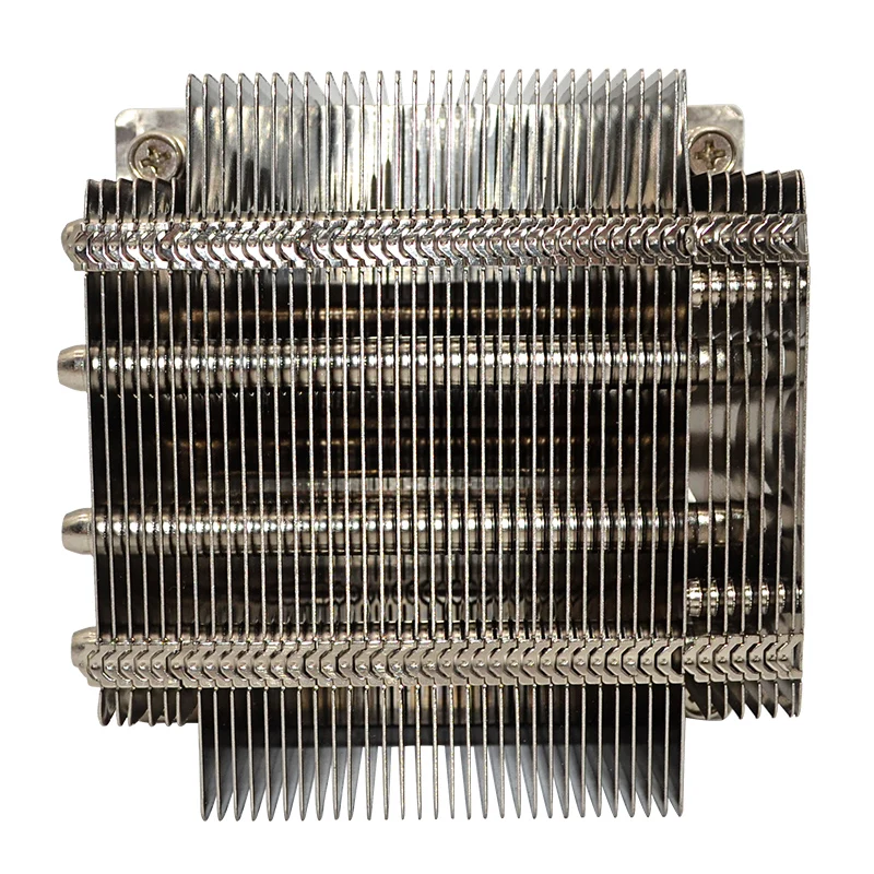 

Aluminum tower cooler with high power copper fins copper heatsink