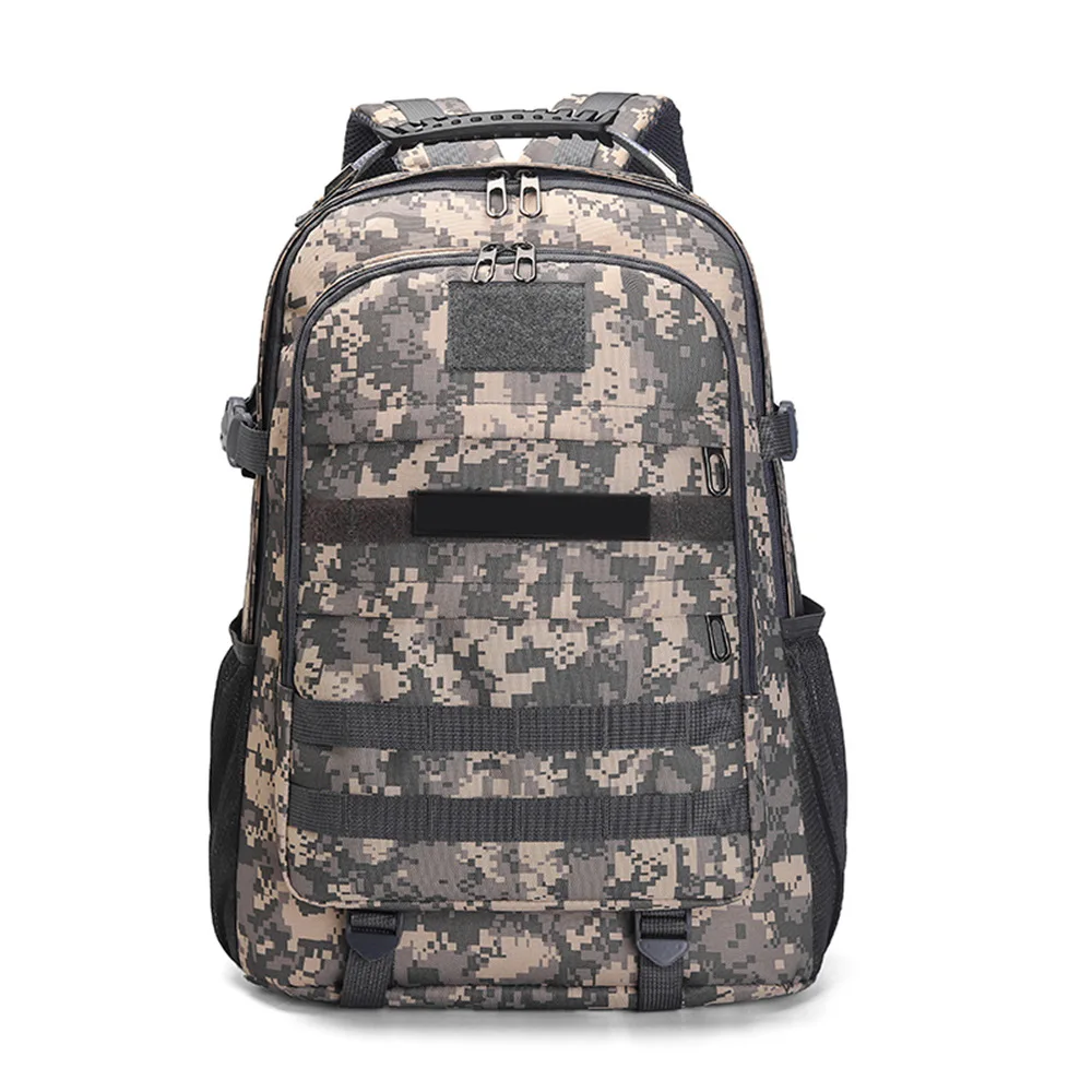 

Custom 50L gaming hunting outdoor sports usb military army tactical backpack hiking camping camouflage traveling duffle bag