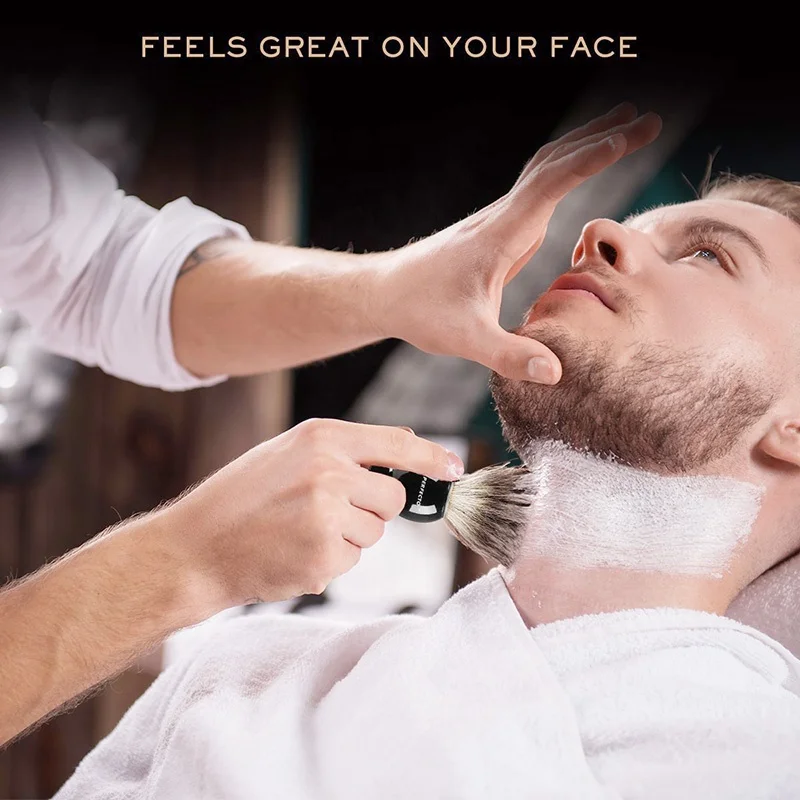 
Top Selling Premium Synthetic Shaving Brush And Shaving Brush Handle For Mens Care Wholesale 