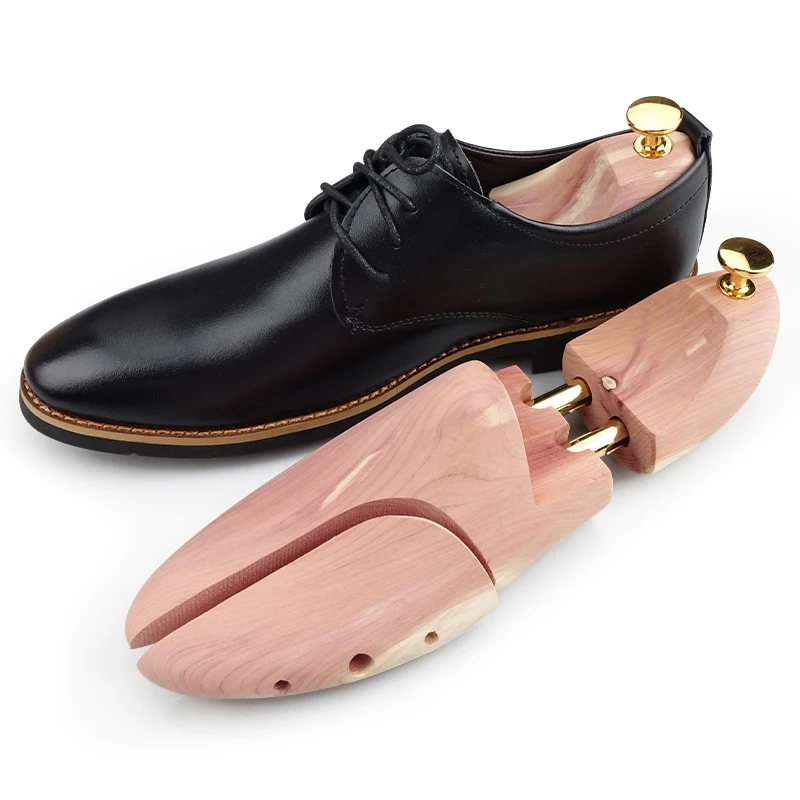 

Factory direct sales Cedar wood expander Solid wooden Expansion shoes Adjustable Shoe enlargement shoe trees, Wood color