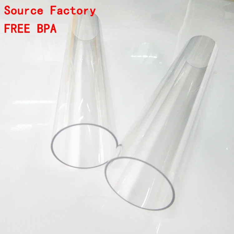 Factory Direct Sell Plastic Clear Large Diameter Polycarbonate Tube