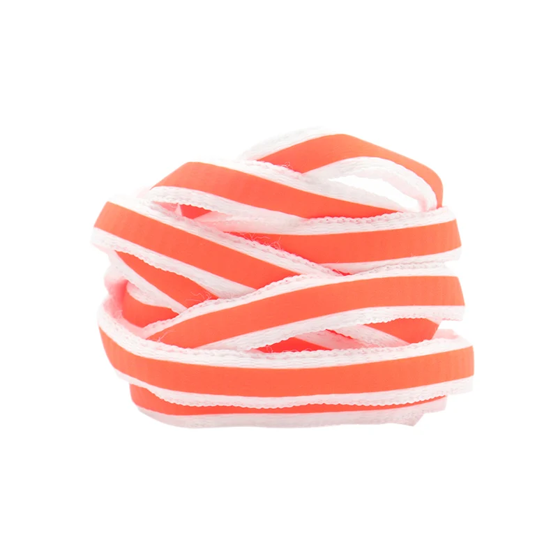 

Coolstring shoelaces company semicircle shoelaces label with colorful reflective laces, Customized
