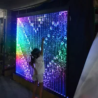 

bubble wall water panel led room divider with water dancing bubble wall