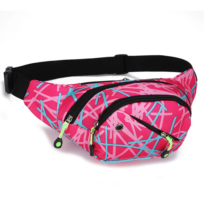 

2021 Waist Bag Women Custom Logo Large Capacity Running Fitness Fanny Pack, Accept customized color