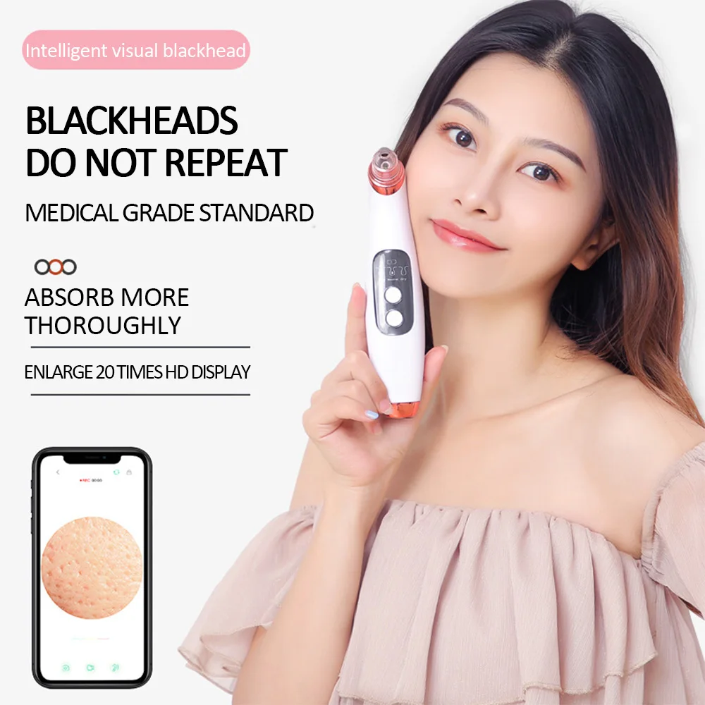 

Pores black head remova vacuum tools small foam deep cleaning efficient removal of blackheads.