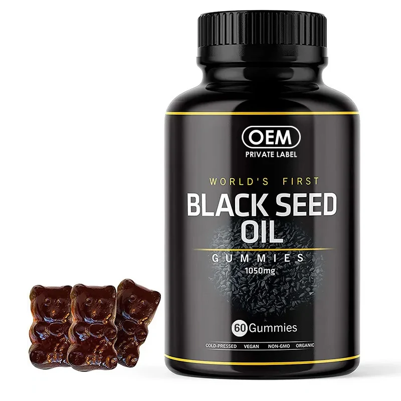 

Customized Herbal Supplements Elderberry Gummies Black Seed Oil Gummies