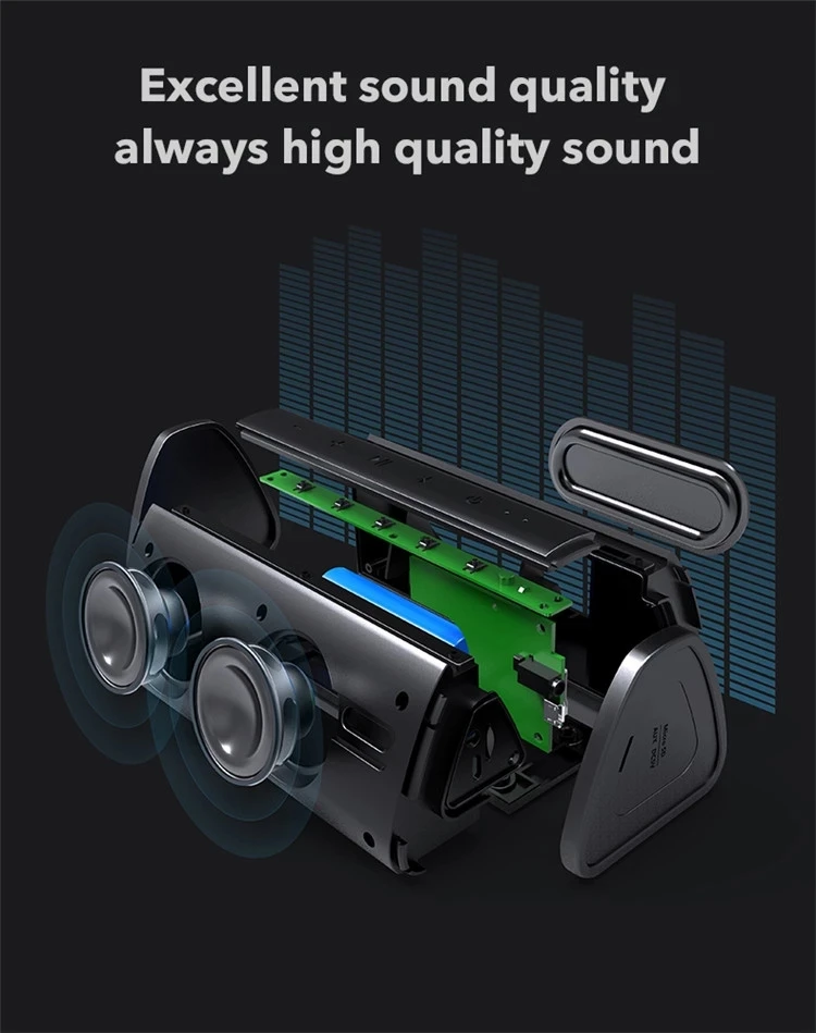 Top Selling original quality Subwoofer super Sound Portable Fabric Wireless Hi-fi Speaker MIFA A10 - ANKUX.COM