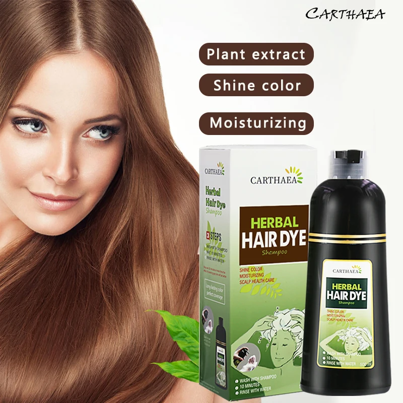 China Professional Hair Dye Shampoo Manufacturer Carthaea Brand India Hot  Sale Herbal Dark Brown Organic Hair Dye Shampoo - Buy Hair Dye  Shampoo,Organic Hair Dye Shampoo,Dark Brown Hair Dye Shampoo Product on