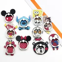 

Phone Holder Finger Ring Grip Mobile Mount Cartoon Stitch Mickey Minnie Mouse Spiderman Acrylic Custom Telephone Accessories