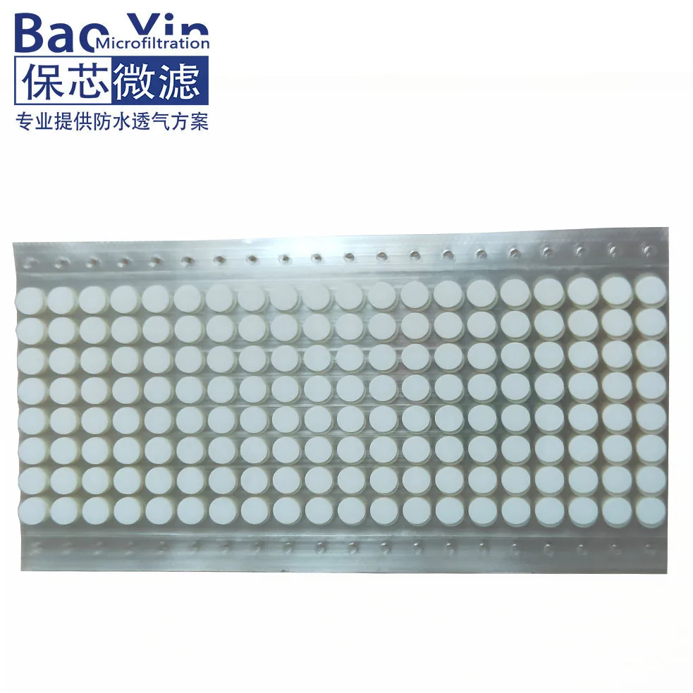 
White Breathable Plant Tissue Culture Vent ePTFE Membrane 
