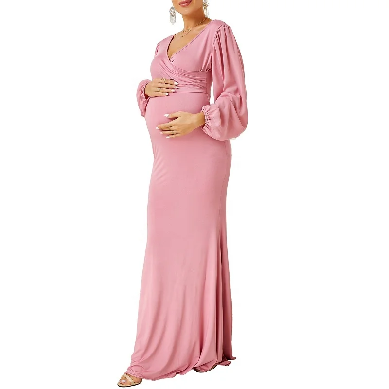 

Maternity Women Gown Party Dress Elegant Maternity Clothes