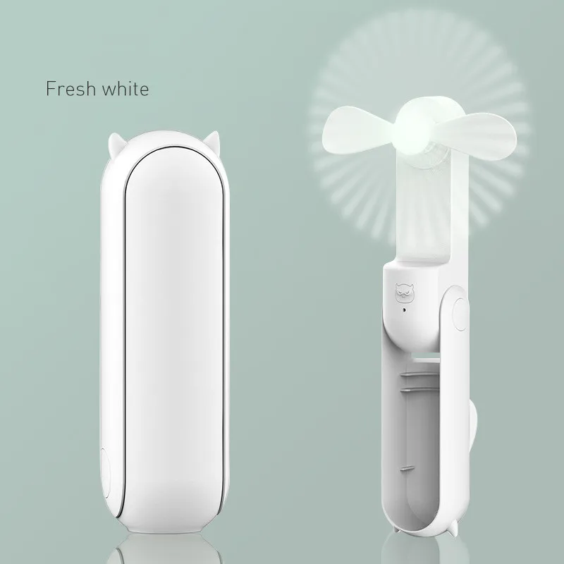 

New Desktop Fan Usb New Multifunctional Folding Small Fan For Students To Hold a Mini Charging Usb Gift Folding Mini Fan