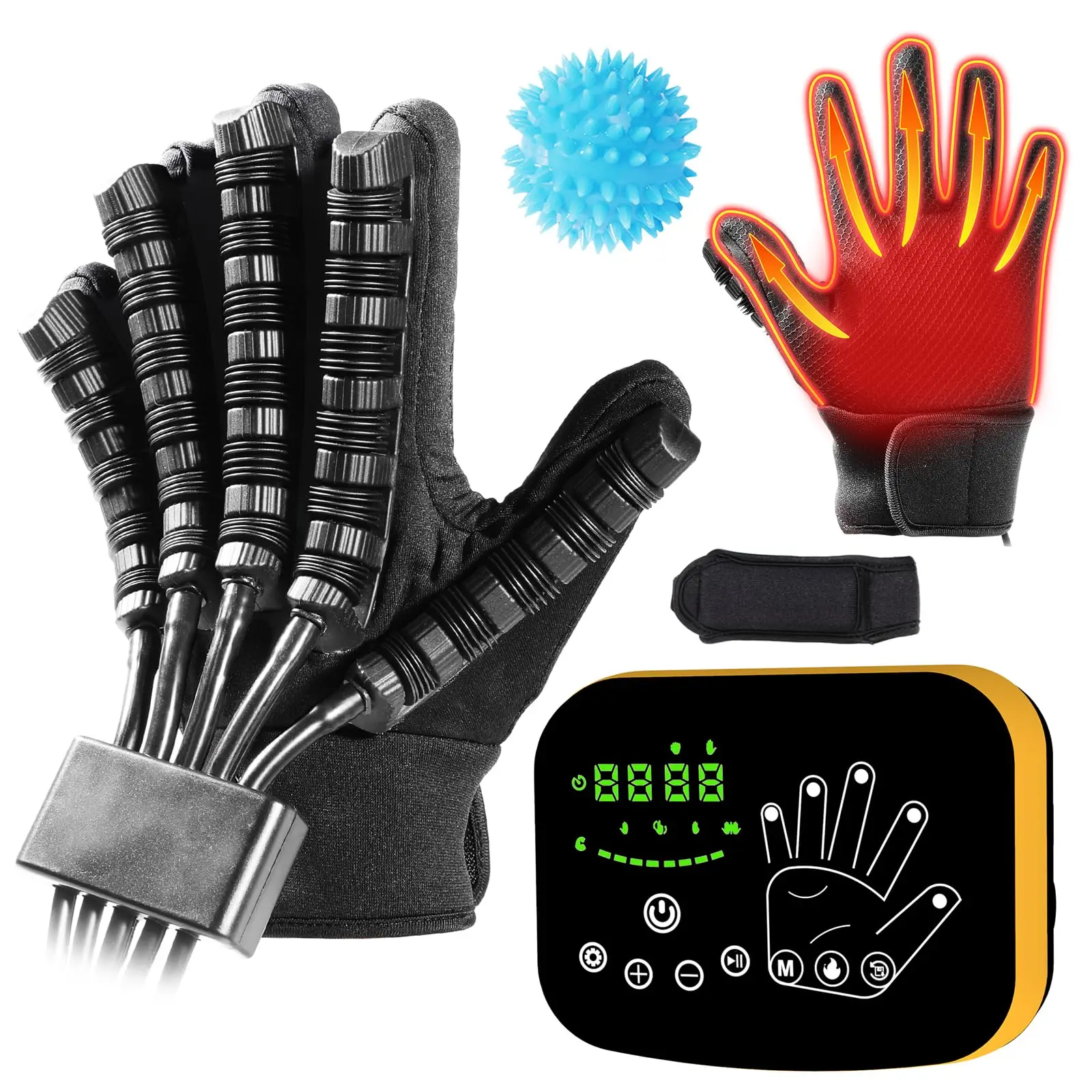 

TJ-OM019 Stroke Finger Rehabilitation Robot Glove Hand Heated Rehabilitation Glove For Hemiplegia Stroke Patient