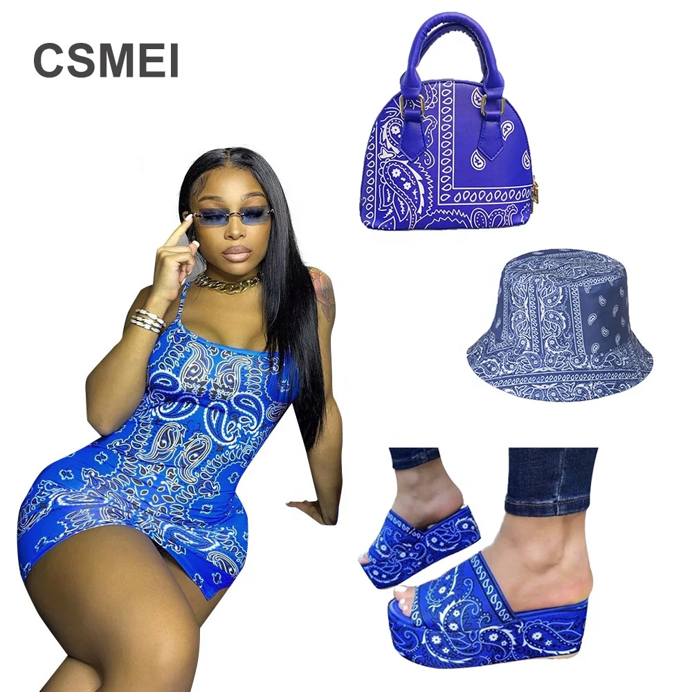 

2021 Designer sandals matching bags women handbags ladies bucket hats and purses handbags set