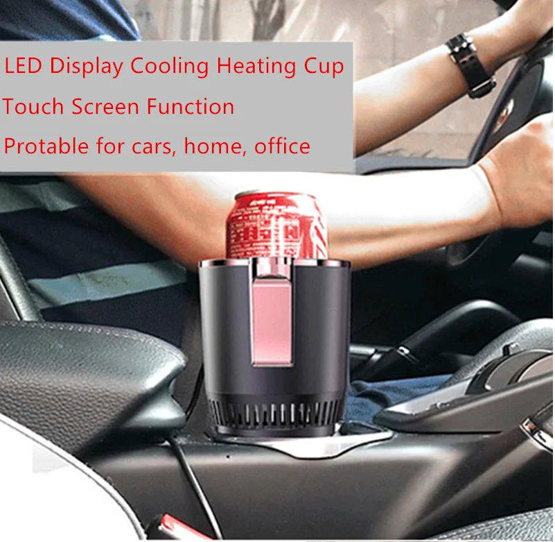 Dc 12v Car Heating Cooling Cup 2in1 Car Office Cup Warmer Cooler