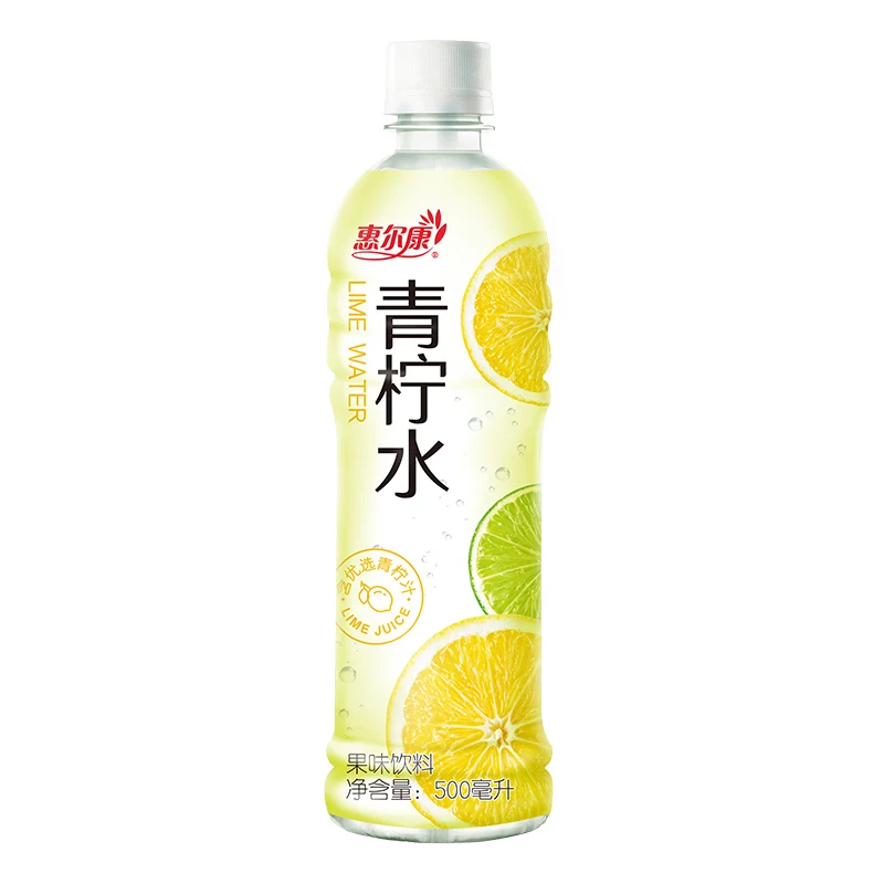 
Lime Water OEM Private Label 500ml Healthy PET Drink Fresh Beverage Low Sugar Sports Nectar Lime Juice Water 