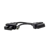 DC5.5*2.1 Plug Convertor 16Pin OBDII Female to OBD2 12Pin Cable for Mitsubishi Old Car
