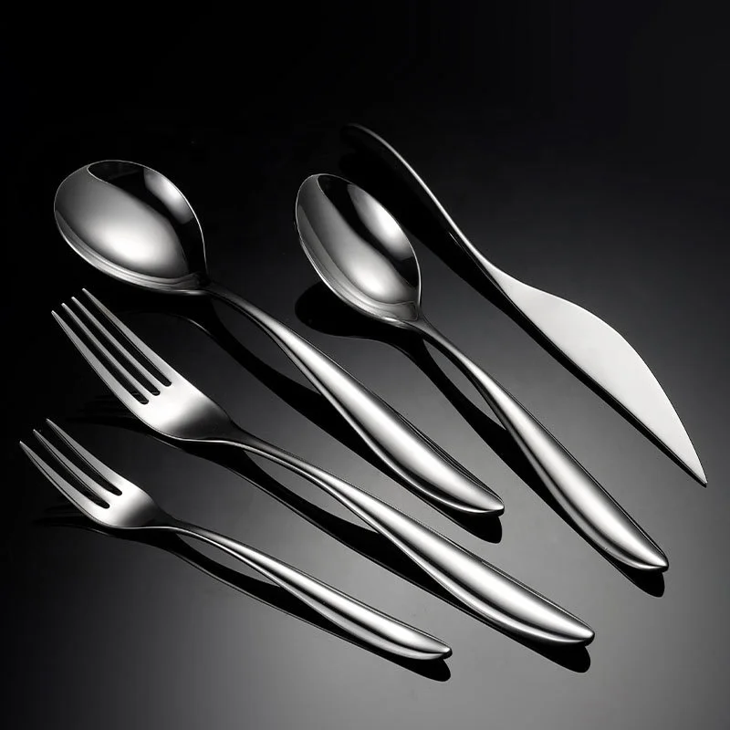 

Hotel high-end western knife steak knife stainless steel knife fork spoon stainless cutlery set