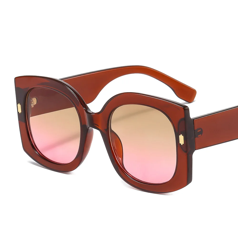 

2021 Fashion sunglasses big frame oversized sunglasses large square round women sunglasses