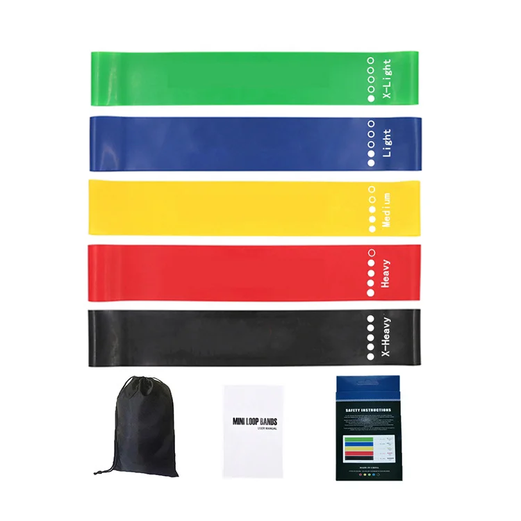 

High Quality Loop Thick Work Out Yoga Elastic Exercise Fitness Bands Resistance, Custom colors