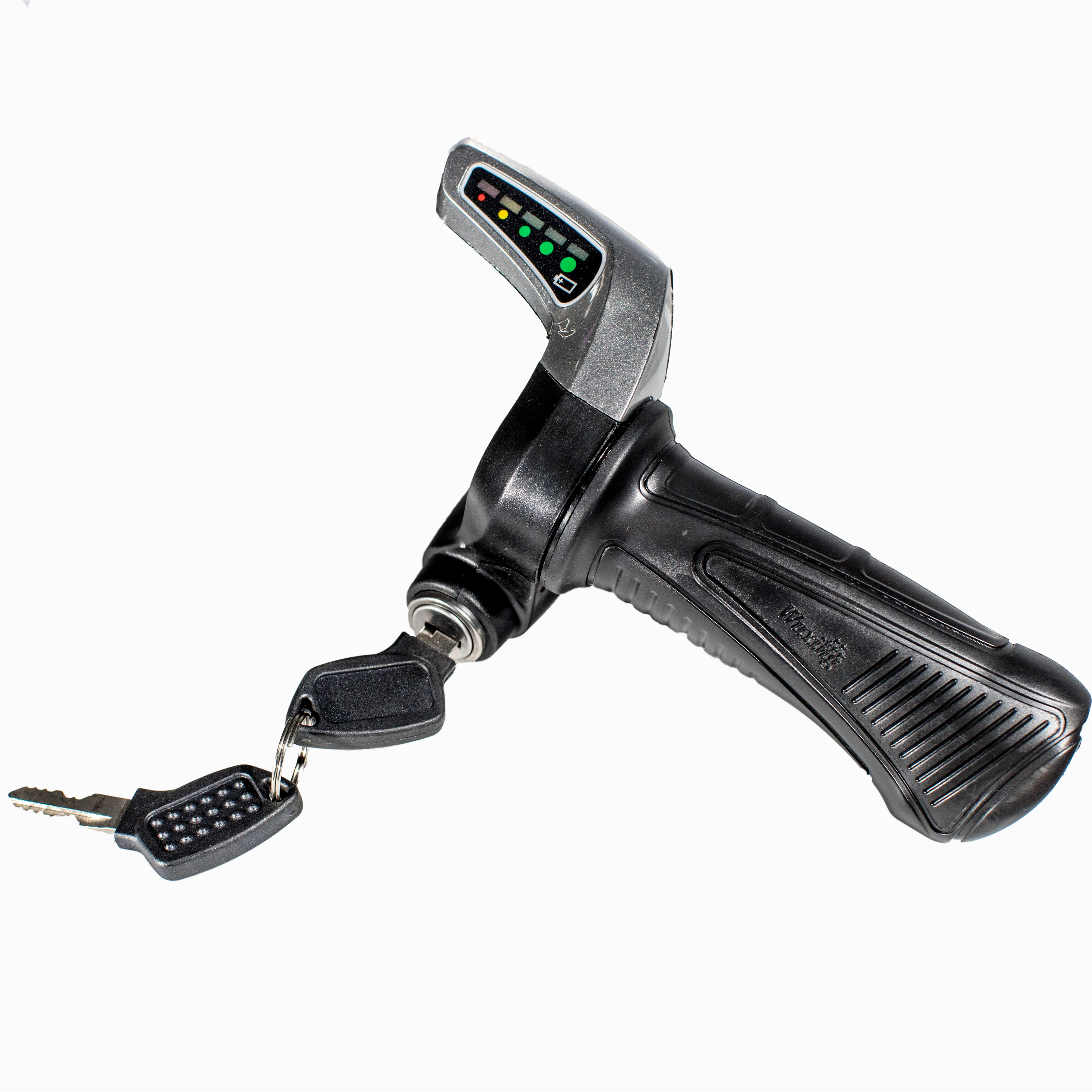 

Greenpedel 57DX Ebike Wuxing Throttle with Power key Locker for Electric Motor Kit, Black