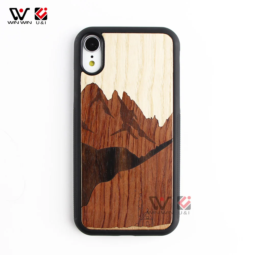 

2021 New Arrivals Hot Sales Mix Wood Mobile Phone Case For Iphone 6/7/8/ 12 XR XS