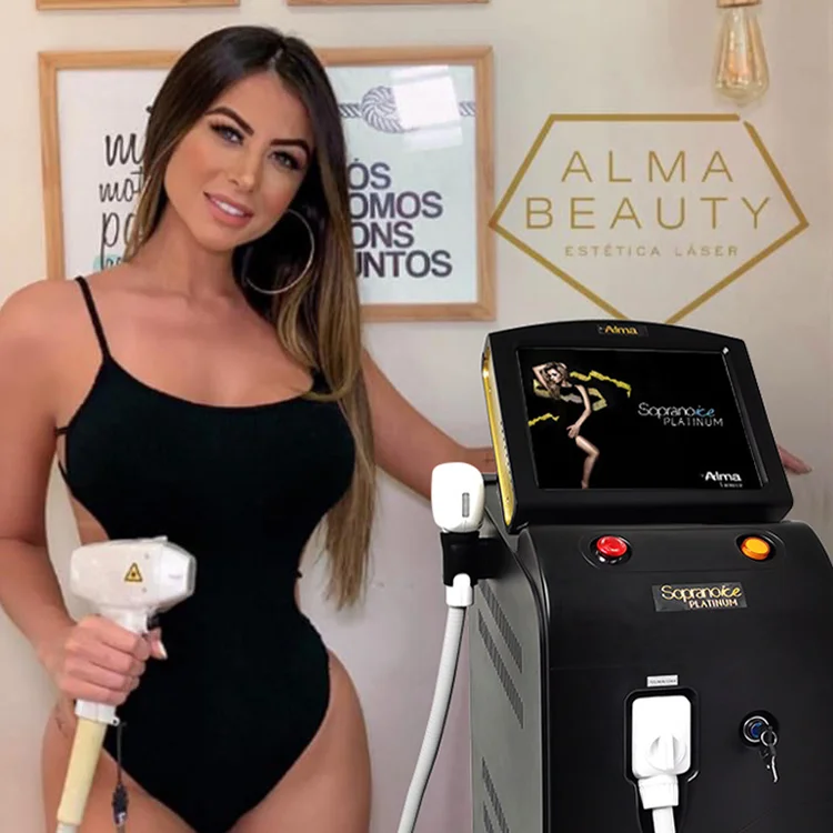 

Alma 755 808 1064nm diode laser soprano titanium ice hair removal machine price