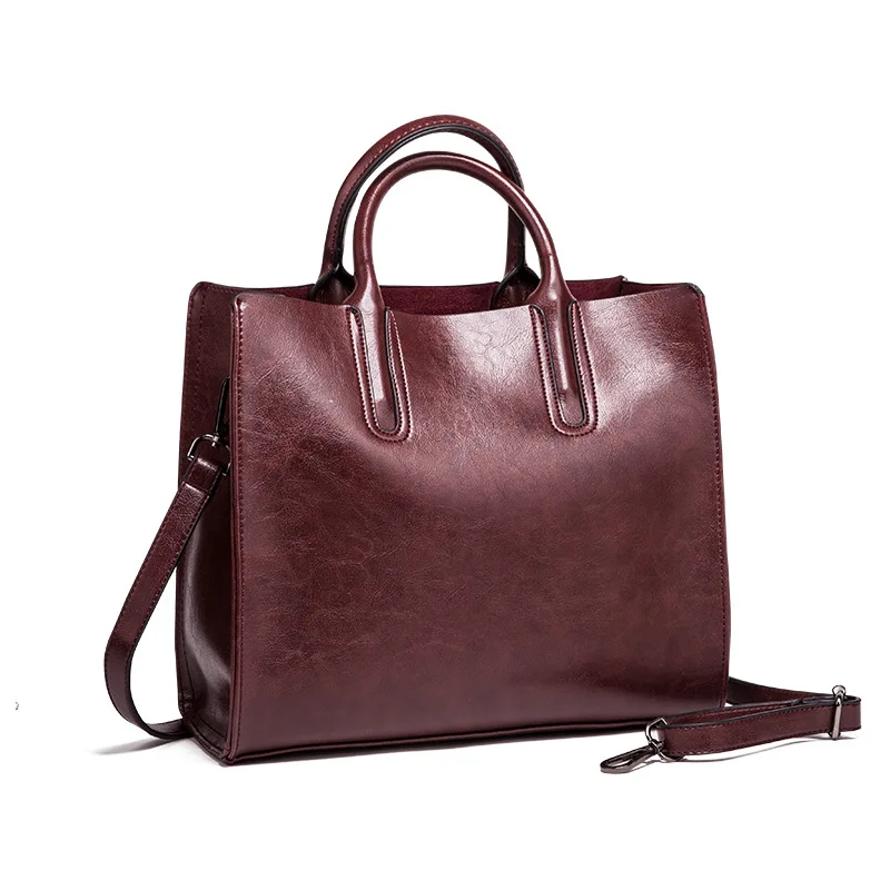 

OEM PU Leather Bag Women Handbag Tote Bags With Custom Printed Logo Handbags For Women Set Shoulder Bags Designer Fur Handbag