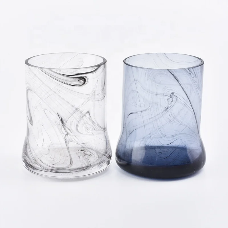 Christmas church Glass Candle container scented votives candle Holder party Decor Wholesales