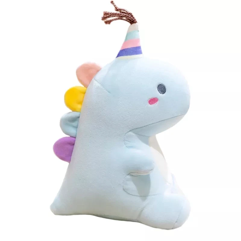 

2023 Trending Lovely Colorful Dinosaur Plush Toys Kawaii Soft Stuffed Animal unicorn Dolls Infant Children Birthday Gifts