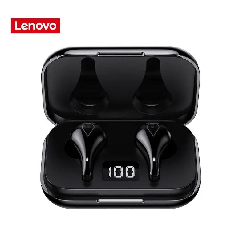 

Dropshipping products 2021 Lenovo LP3 BT 5.0 TWS ANC Wireless Earphone with Charging Box LED Display auriculares lenovo Earbuds