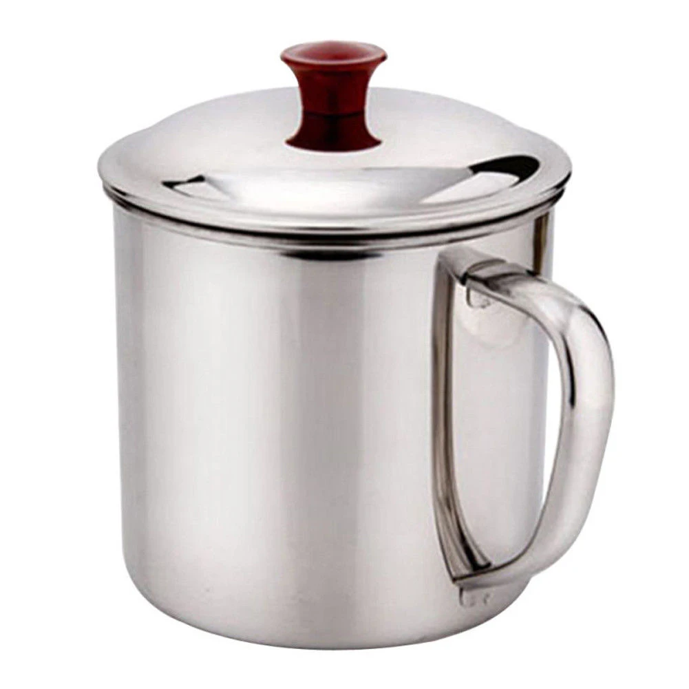 

New 480ml Stainless Steel Travel Camping Mug Beer Whiskey Coffee Tea Handle Cup Kitchen Noodle Cups Bar Drinking Tools Accessor, As photo