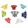 Good quality fruit vegetable colander metal fruit basket stainless steel kitchen strainer