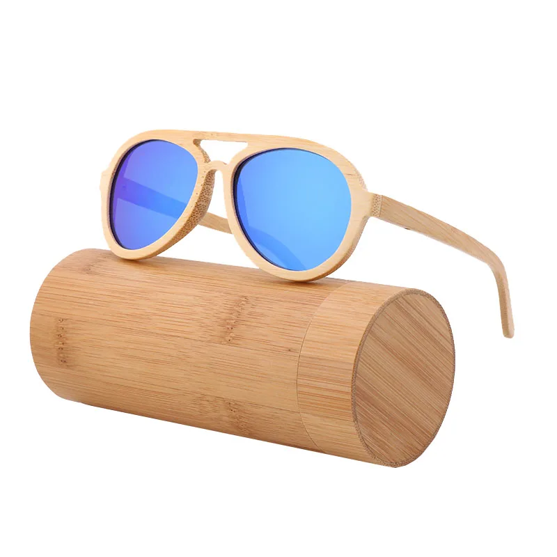 

Hand-Made 2021 Sunglasses Bamboo High Quality Low Price Polarized Dark Glasses
