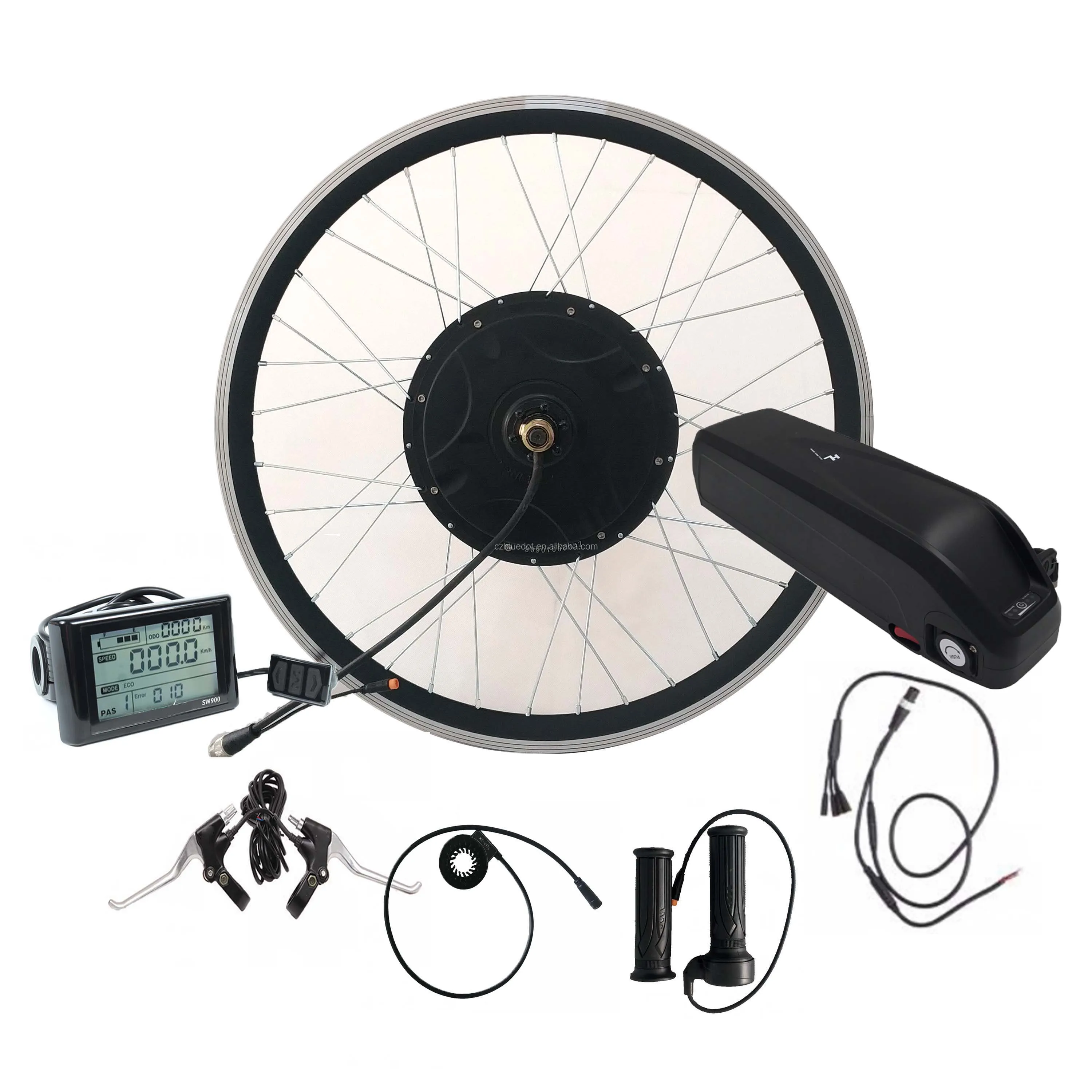 

2022 new type Waterproof Built-in controller rear hub motor e bike kit 48v 1000w