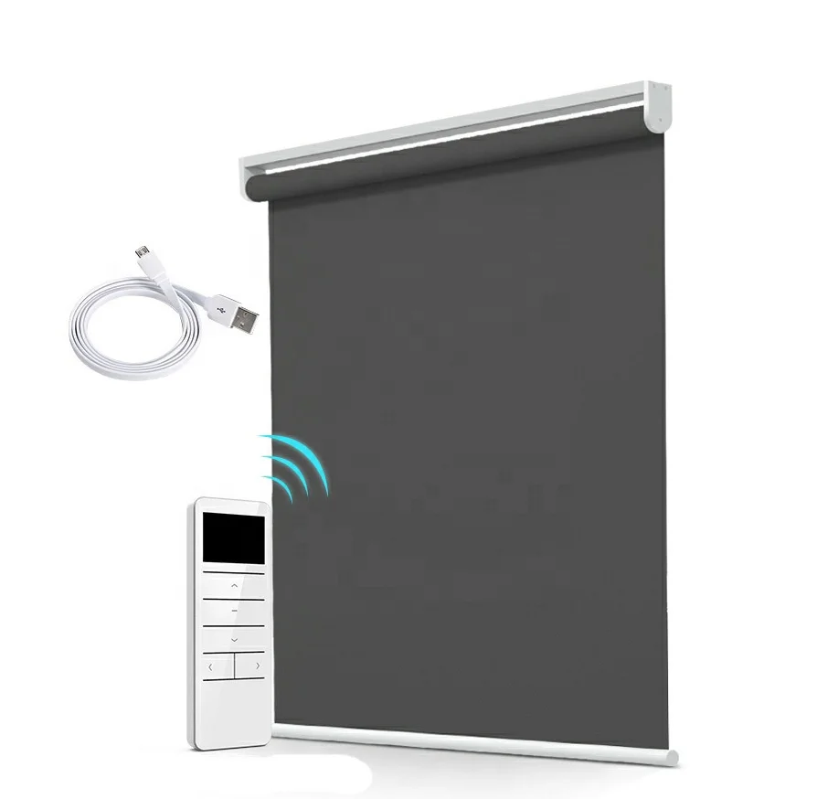 

home decor window blind blackout remote smart automation motorized roller blinds, Customer's request