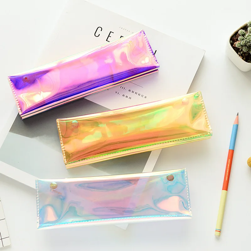 

Holographic Clear PVC Fashion Travel Organizer Makeup Cosmetic Bag