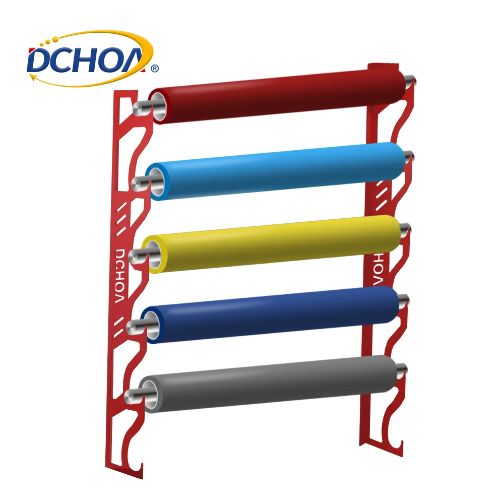 

DCHOA Customize Logo Wall Mount Vinyl Roll Holder Rack Storage Tool