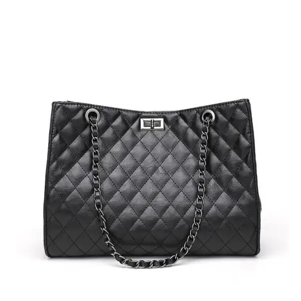 

E3102 Classical design shoulder bags european style black handbags for women ladies
