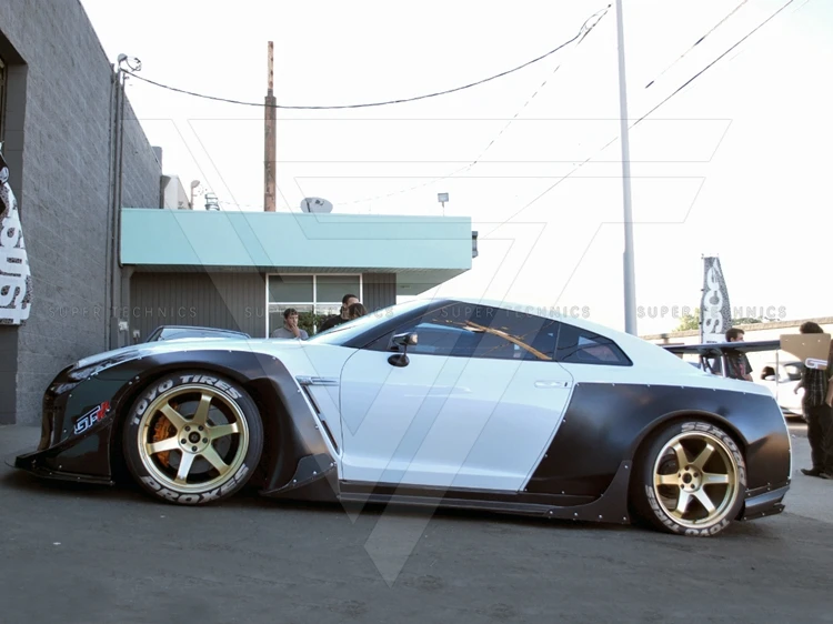 Rocket Bunny Style Glass Fiber Frp Wide Body Kits For Nissan Gtr R35 2008 2016 Buy For Nissan R35 Carbon Fiberfor Nissan Body Kitfor Nissan R35