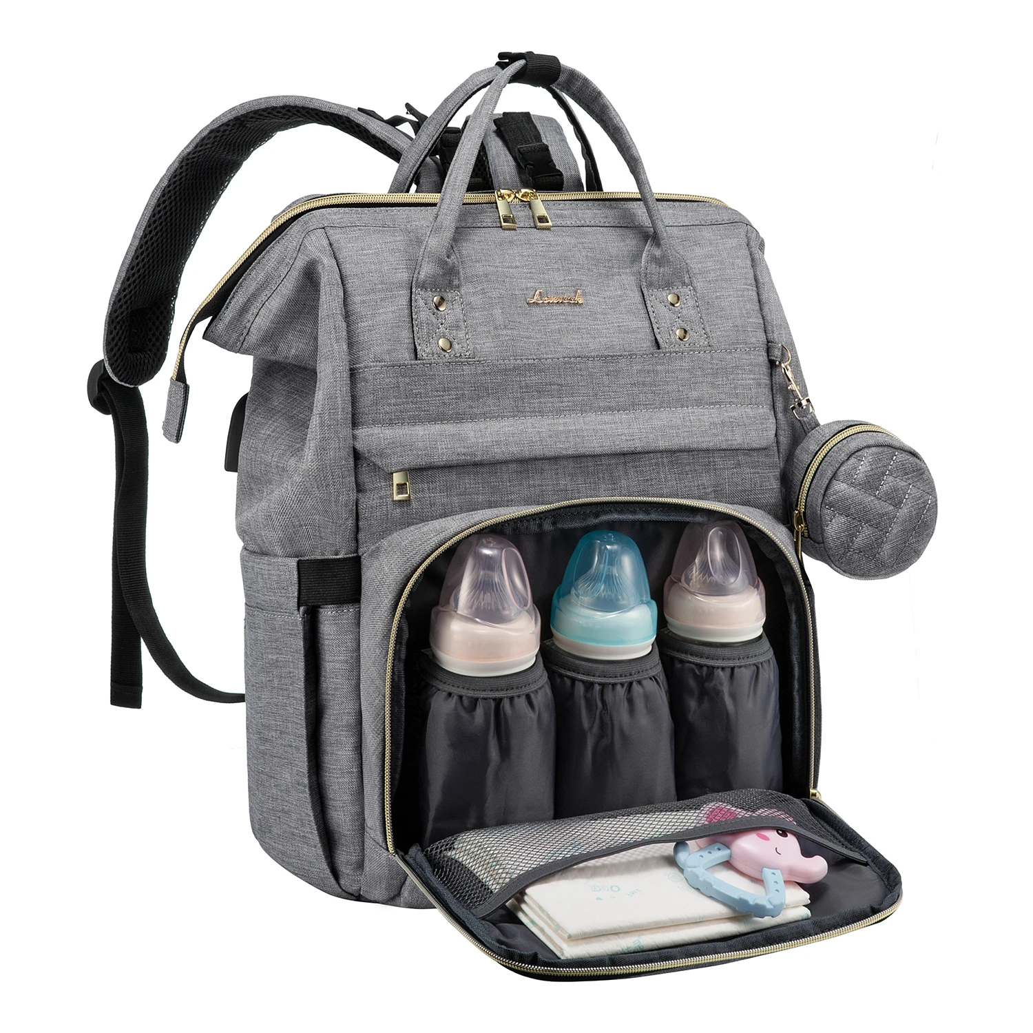 

LOVEVOOK Custom Baby Care Nappy Changing Bags, Large Diaper Bags Backpack Maternity Backpack for Mom Backpack Baby Diaper Bag, Customized colors