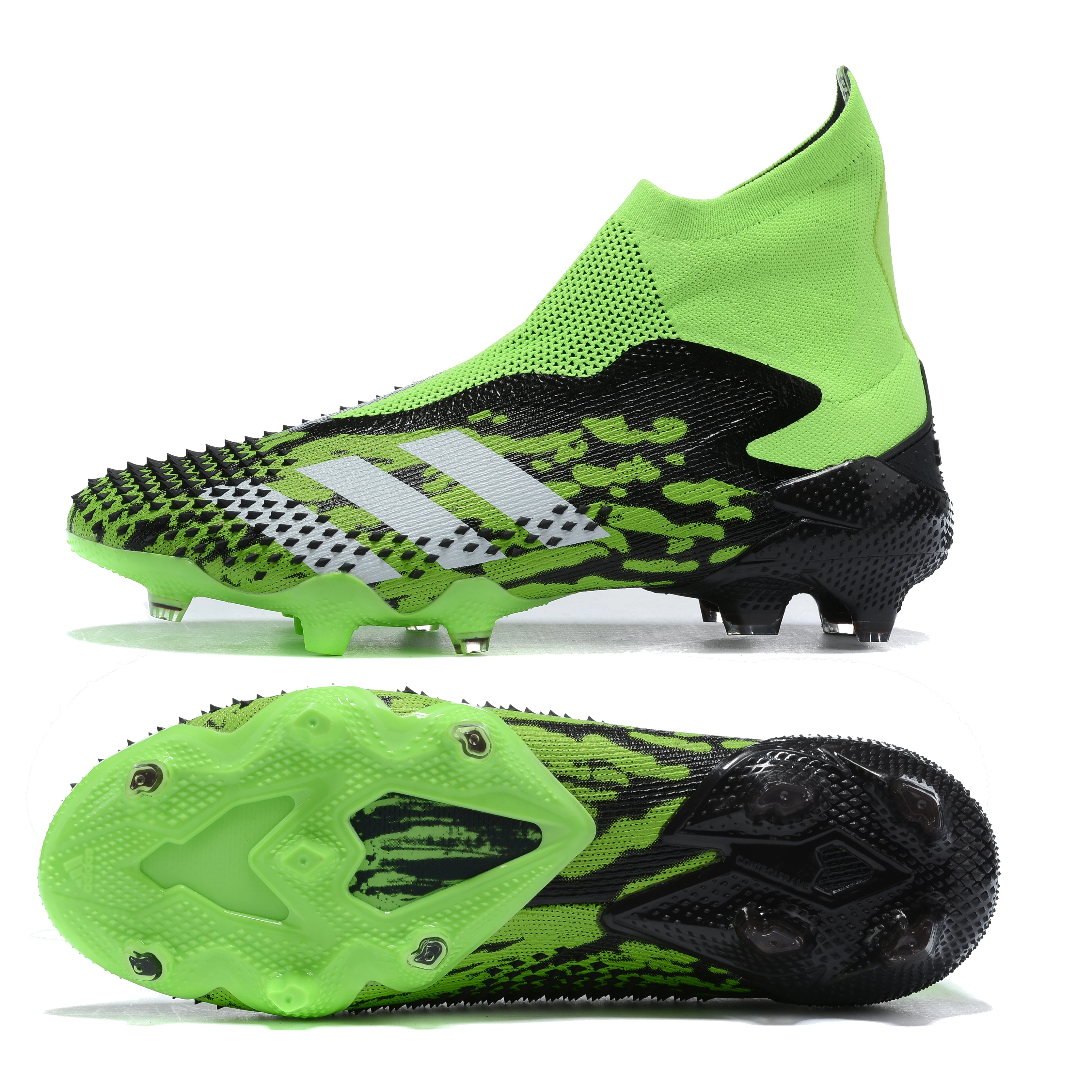 

High quality predator mutator 20 + FG classic men's football boots football shoes, Black