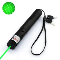 

Military 532nm Beam Light Green 303 Laser Pointer With Star Cap