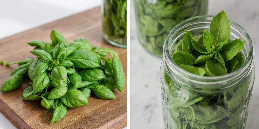 Proper dried basil storage with oxygen absorbers
