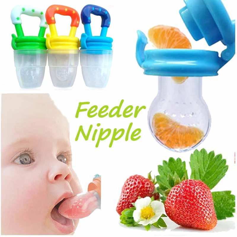 Fresh Fruit Food Kids Nipple Feeding Safe Milk Feeder For Baby Pacifier
