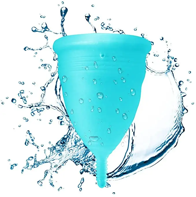 

Silicone Menstrual Cup - Ranked 1 for Eco-friendly Reusable Period Cup and Best Removal Stem - Tampon and Pad Alternative, Six color optional