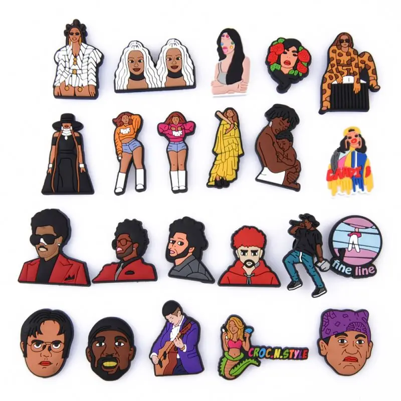 

2022 Wholesale Fashion Custom Space Jam PVC Shoe Charms for Kids Gift